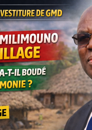 Guinée – Investiture de GMD : Pourquoi Dr Faya Millimouno a choisi le village plutôt que la cérémonie officielle ? 