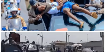 Guinée : Un jeune citoyen accède au cortège présidentiel, des questions sur la sécurité de Mamadi Doumbouya !